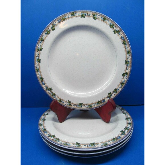 Christopher Stuart Springfest 8" Salad plates Bundle of 4 - Picture 1 of 9